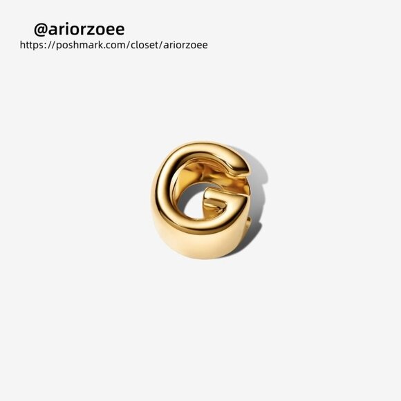 Pandora Letter G Alphabet Mini Charm|Pendant - Picture 2 of 2